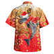 Redcliffe Dolphins Christmas Hawaiian Shirt - Redcliffe Dolphins Christmas Hat Pattern Snown Style Hawaiian Shirt