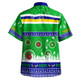 Canberra Raiders Christmas Hawaiian Shirt - Custom Canberra Raiders Ugly Christmas And Aboriginal Patterns Hoodie