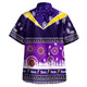 Melbourne Storm Christmas Hawaiian Shirt - Custom Melbourne Storm Ugly Christmas And Aboriginal Patterns Hoodie