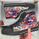 Sydney Christmas High Top Shoes - Merry Christmas Sydney Indigenous High Top Shoes