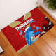 Redcliffe Dolphins Door Mat - Redcliffe Dolphins Christmas Aboriginal Inspired Teammates Door Mat