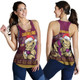 Cane Toads  Women Racerback Tank - Custom Christmas QLD Maroons Cane Toads Aboriginal Inspired