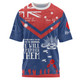 Newcastle Knights Anzac Custom T-shirt - Keeping The Spirit Alive T-shirt