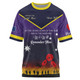 Melbourne Storm Anzac Custom T-shirt - Keeping the Spirit Alive T-shirt
