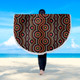 Australia Aboriginal Inspired Beach Blanket - Aboriginal Dot Art Vector Seamless Pattern Background Beach Blanket