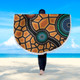 Australia Aboriginal Inspired Beach Blanket - Aboriginal Style Of Dot Painting Beach Blanket