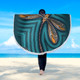 Australia Aboriginal Inspired Beach Blanket - Dragonfly Aboriginal Art Vector Painting Beach Blanket