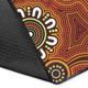 Australia Aboriginal Inspired Area Rug -  Aboriginal Connection Concept Art Background