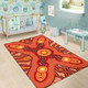 Australia Aboriginal Inspired Area Rug - Indigenous Connection Aboiginal Inspired Dot Painting Style