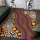 Australia Aboriginal Inspired Area Rug - Indigenous Art Aboriginal Inspired Dot Painting Style 3