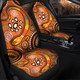 Australia Car Seat Cover - Aussie Rainbow Serpent Dot Art Paiting