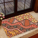 Australia Aboriginal Inspired Door Mat -  Aboiginal Inspired Dot Painting Style Door Mat