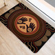 Australia Aboriginal Inspired Door Mat - Concept Art Aboiginal Inspired Dot Painting Style Door Mat