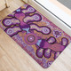 Australia Aboriginal Inspired Door Mat - Indigenous Art Aboriginal Inspired Dot Painting Style Door Mat