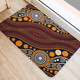 Australia Aboriginal Inspired Door Mat - Indigenous Art Aboriginal Inspired Dot Painting Style Door Mat 2