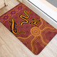 Australia Aboriginal Inspired Door Mat - Indigenous Animal Aboriginal Inspired Dot Painting Style Door Mat