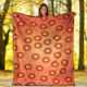 Australia Aboriginal Inspired Blanket -  Aboriginal Art Seamless Pattern