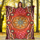 Australia Aboriginal Inspired Blanket - Dot Design Vector Aboriginal Artwork