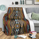 Australia Aboriginal Inspired Blanket - Aboriginal Dot Design Seamless Background