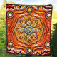 Australia Aboriginal Inspired Quilt - The Sun Indigenous Aboiginal Inspired Dot Painting Style