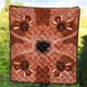 Australia Aboriginal Inspired Quilt - Indigenous Map Aboiginal Inspired Dot Painting Style