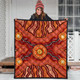 Australia Aboriginal Inspired Quilt - Indigenous Connection Aboiginal Inspired Dot Painting Style