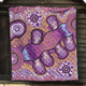 Australia Aboriginal Inspired Quilt - Indigenous Art Aboriginal Inspired Dot Painting Style