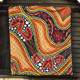Australia Aboriginal Inspired Quilt - Indigenous Art Aboriginal Inspired Dot Painting Style 2