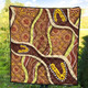Australia Aboriginal Inspired Quilt - Indigenous Art Aboriginal Inspired Dot Painting Style 5
