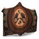 Australia Aboriginal Inspired Hooded Blanket - Concept Art Aboiginal Inspired Dot Painting Style