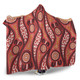 Australia Aboriginal Inspired Hooded Blanket - Indigenous Art Aboriginal Inspired Dot Painting Style 4