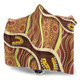 Australia Aboriginal Inspired Hooded Blanket - Indigenous Art Aboriginal Inspired Dot Painting Style 5