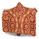 Australia Aboriginal Inspired Hooded Blanket - Indigenous Art Aboriginal Inspired Dot Painting Style 6