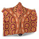 Australia Aboriginal Inspired Hooded Blanket - Indigenous Art Aboriginal Inspired Dot Painting Style 6