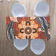 Australia Aboriginal Inspired Tablecloth - Lizard Art Aboriginal Inspired Dot Painting Style