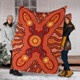 Australia Aboriginal Inspired Blanket - Indigenous Connection Aboiginal Inspired Dot Painting Style