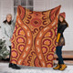 Australia Aboriginal Inspired Blanket - Indigenous Art Aboriginal Inspired Dot Painting Style 6