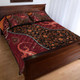 Australia Aboriginal Inspired Quilt Bed Set - Lizard Aboiginal Inspired Dot Painting Style