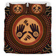 Australia Aboriginal Inspired Bedding Set - Concept Art Aboiginal Inspired Dot Painting Style