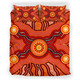 Australia Aboriginal Inspired Bedding Set - Indigenous Connection Aboiginal Inspired Dot Painting Style