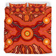 Australia Aboriginal Inspired Bedding Set - Indigenous Connection Aboiginal Inspired Dot Painting Style