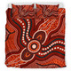 Australia Aboriginal Inspired Bedding Set - River Aboiginal Inspired Dot Painting Style