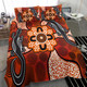 Australia Aboriginal Inspired Bedding Set - Lizard Art Aboriginal Inspired Dot Painting Style