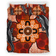 Australia Aboriginal Inspired Bedding Set - Lizard Art Aboriginal Inspired Dot Painting Style