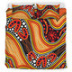 Australia Aboriginal Inspired Bedding Set - Indigenous Art Aboriginal Inspired Dot Painting Style 2