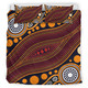 Australia Aboriginal Inspired Bedding Set - Indigenous Art Aboriginal Inspired Dot Painting Style 3