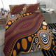 Australia Aboriginal Inspired Bedding Set - Indigenous Art Aboriginal Inspired Dot Painting Style 3