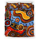Australia Aboriginal Inspired Bedding Set - Indigenous Art Aboriginal Inspired Dot Painting Style 7