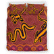 Australia Aboriginal Inspired Bedding Set - Indigenous Animal Aboriginal Inspired Dot Painting Style