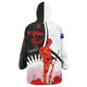 Australia Anzac Day Snug Hoodie - Custom Lest We Forget Poppies Soldier Blood In My Heroes Oodie Blanket